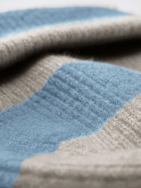 Colour Block Beanie - True Pink / Classic Red