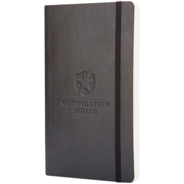 Moleskine Classic L soft cover notebook - ruled - Solid Black