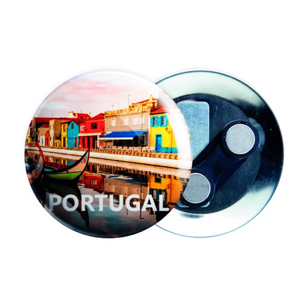 Crachá De 75Mm Com Iman Duplo Roupa, Personalizado