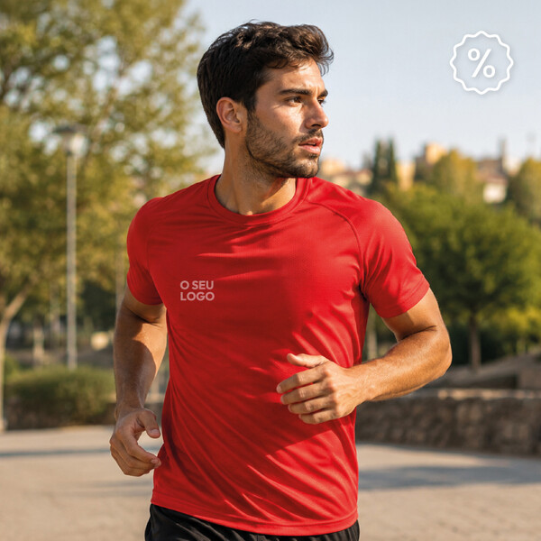 T-Shirt Técnica Action Dry - Vermelho