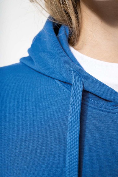 LADIES' ECO-FRIENDLY ZIPPED HOODED SWEATSHIRT