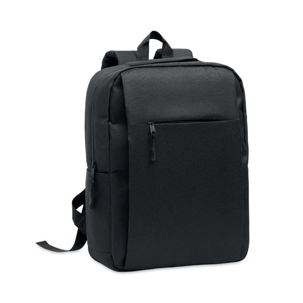 Slim 15 inch laptop backpack Akraos - Black