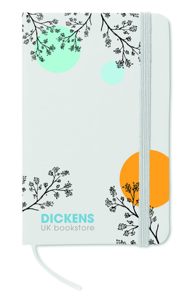 Notelux A6 märkmik 96 joonelist lehte - Valge