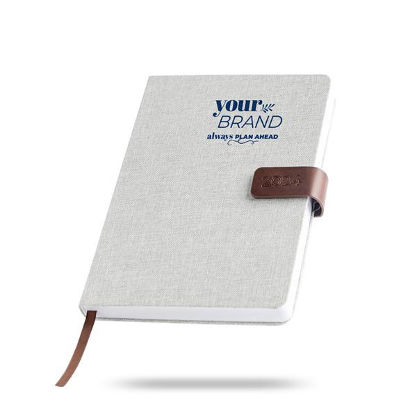 Agenda Diária A5 - San Marino - Cinza Claro