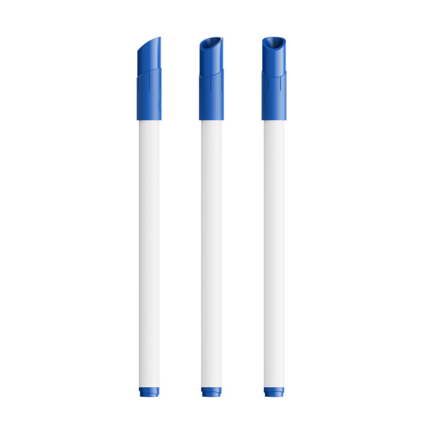 BIC® Velleda® White Board Marker Fine - Blanc / Bleu / Encre Bleue