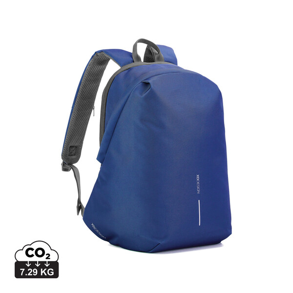 Bobby Soft, anti-theft backpack - Royal Blue / Grey