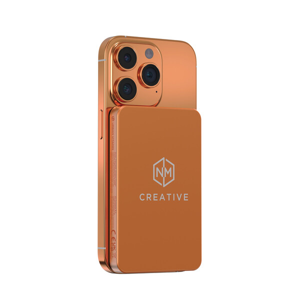 Bezdrátová magnetická powerbanka Urban Vitamin Marin 5000mAh - Oranžová