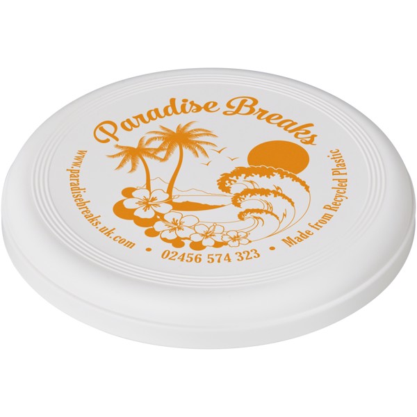 Crest recycelter Frisbee - weiss