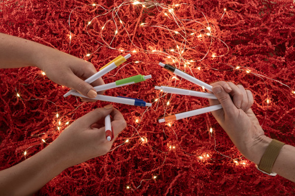 Ball pen rABS VID - white