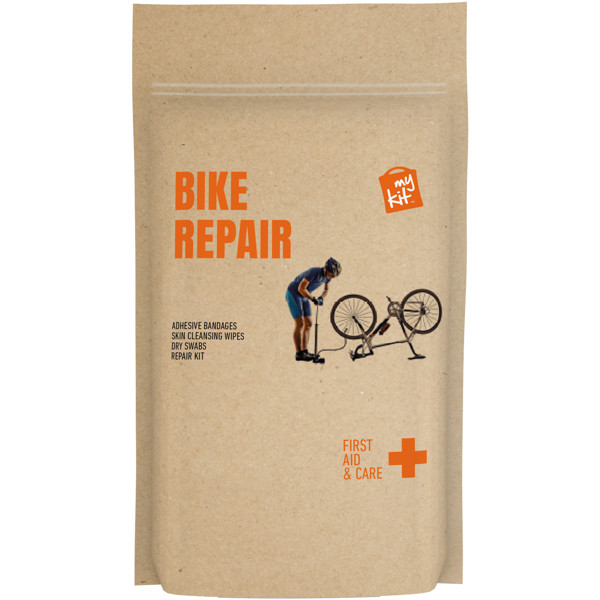MyKit Bike Repair Set with paper pouch - Kraft Brown