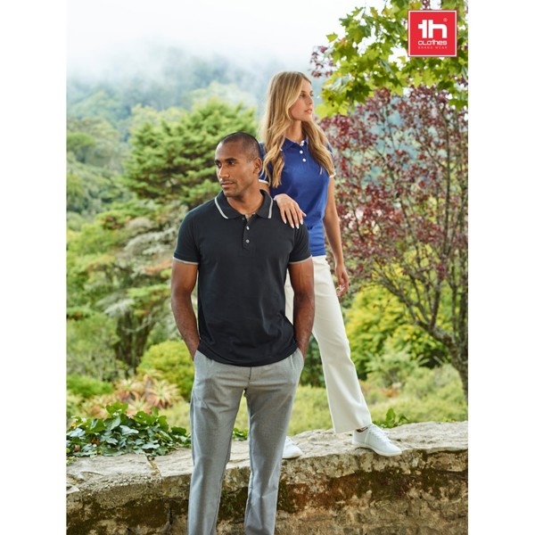 THC ROME WOMEN. Dame slim fit polo trøje - Grå / XXL