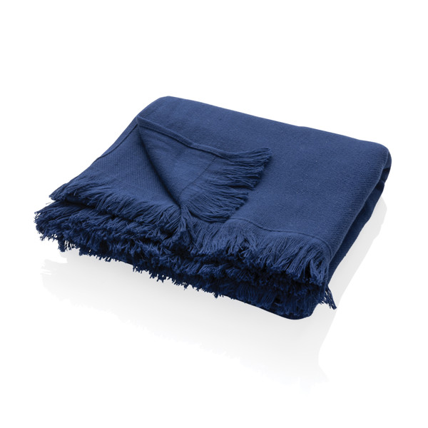 Serviette hammam Ukiyo Keiko AWARE™ Made in Europe 100x180cm - Bleu Marine