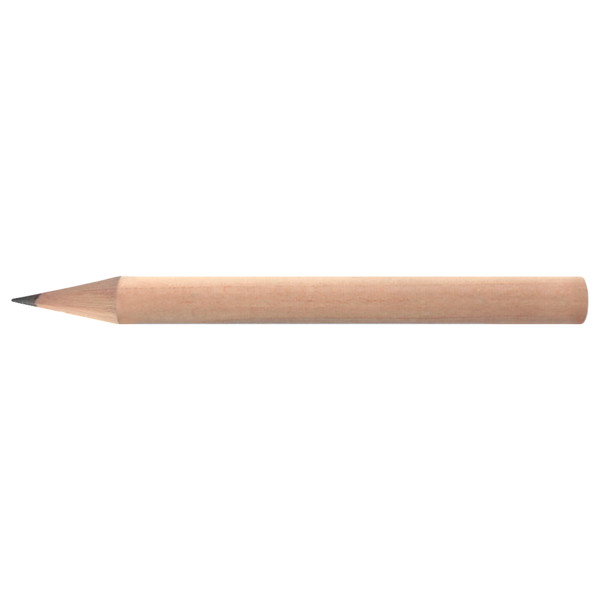 pencil natural, round, short - Natural, Short - Natural, Short