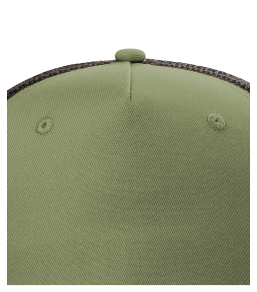 Cap Unisex Malfini® Trucker 5P - Yellow / adjustable