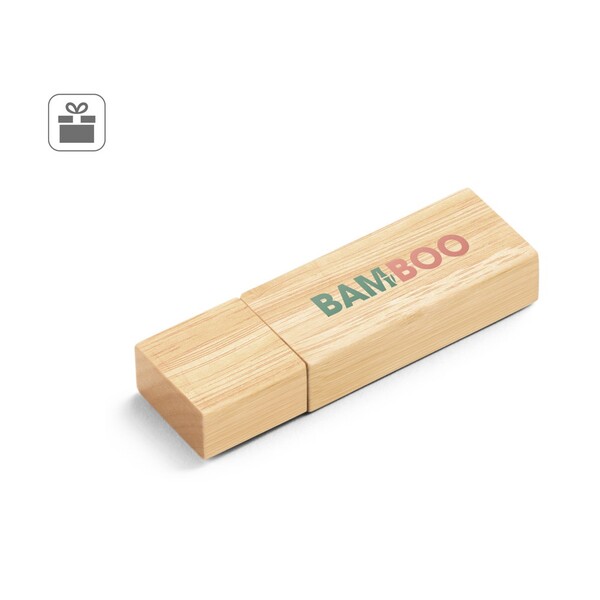 VENTER 8GB. USB memorija od 8 GB od bambusa - Light Natural