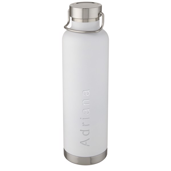Thor 1 l Kupfer-Vakuum Isoliersportflasche - weiss