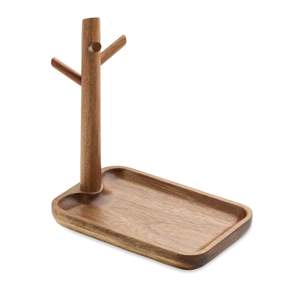 Portachiavi in legno d'acacia Branca