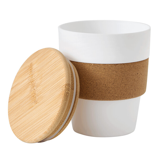 Drink Mug Travel Grip - White