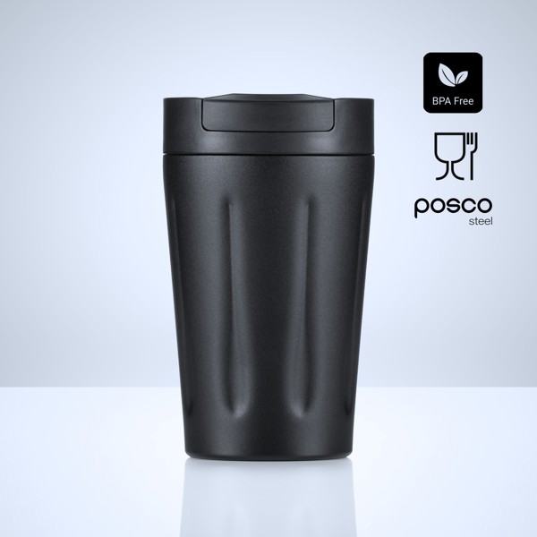 Scandic Termálny Hrnček Na Kávu S Medenou Vrstvou, 350 ml - Čierna