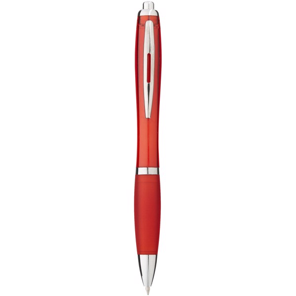 Nash ballpoint pen coloured barrel and grip - Red
