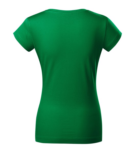 Tričko dámské Malfini Fit V-neck - Středně Zelená / XS