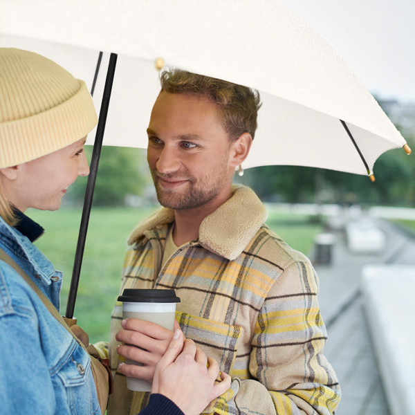 AC-Stockschirm ÖkoBrella - Naturweiß Ws