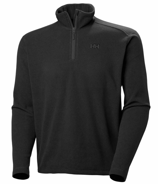 Helly Hansen Men's Daybreaker Half Zip Fleece - BLACK - 5XL