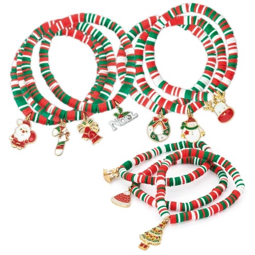 SET OF 10 CHRISTMAS BRACELET “TAIKA”