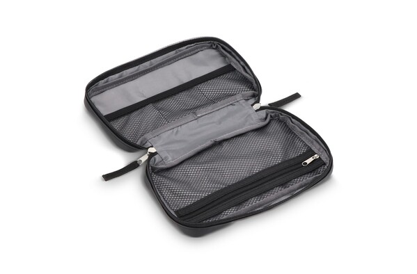 Sac organiseur Napa 210D enduit PU rPET 22 x 13 x 4 cm - Noir