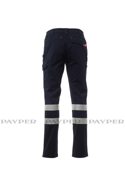 Calça de trabalho Stretch Reflex  - Azul marinho 