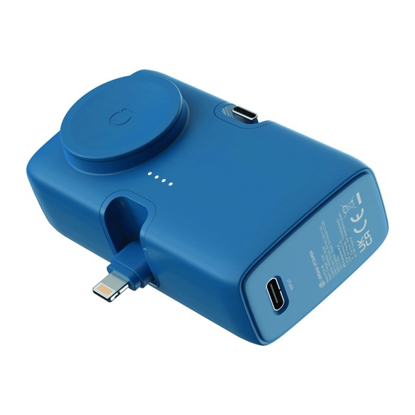 Powerbank 20W PD en plastique RCS Urban Vitamin San Diego - Bleu