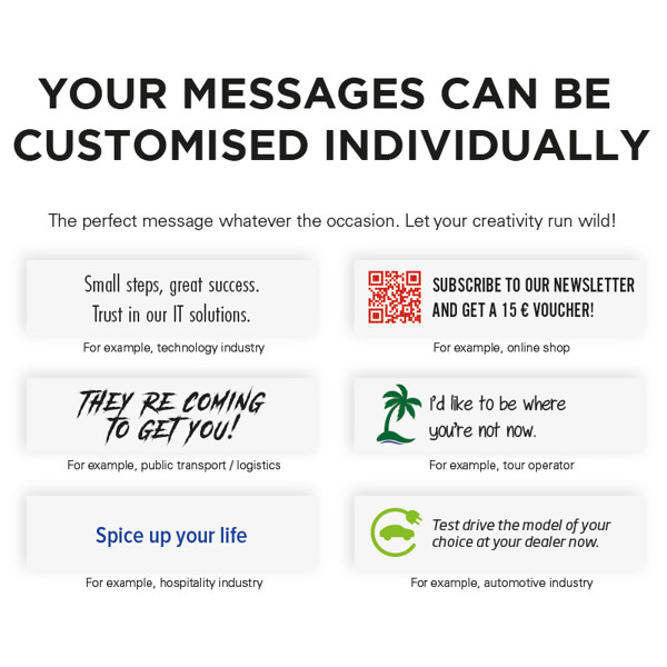 Fortune cookie, foil transparent | Foil: transparent