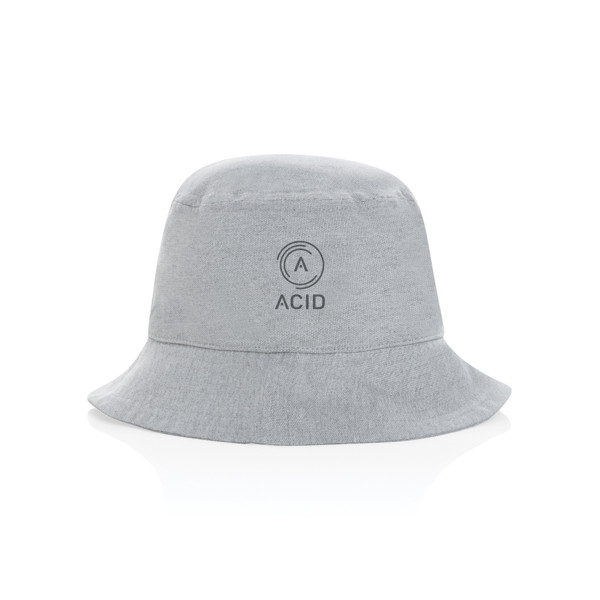 Impact Aware™ 285 gsm rcanvas one size bucket hat undyed - Grey