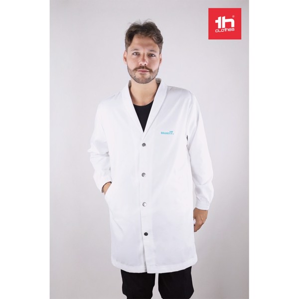 THC MINSK WH. Cotton and polyester workwear jacket. White - White / 3XL