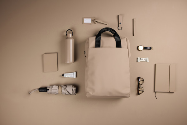 VINGA Baltimore RCS tote backpack - Greige