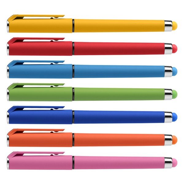 Stylo Islander Softy Brights Gel avec Stylet - Assortiment / Sérigraphie