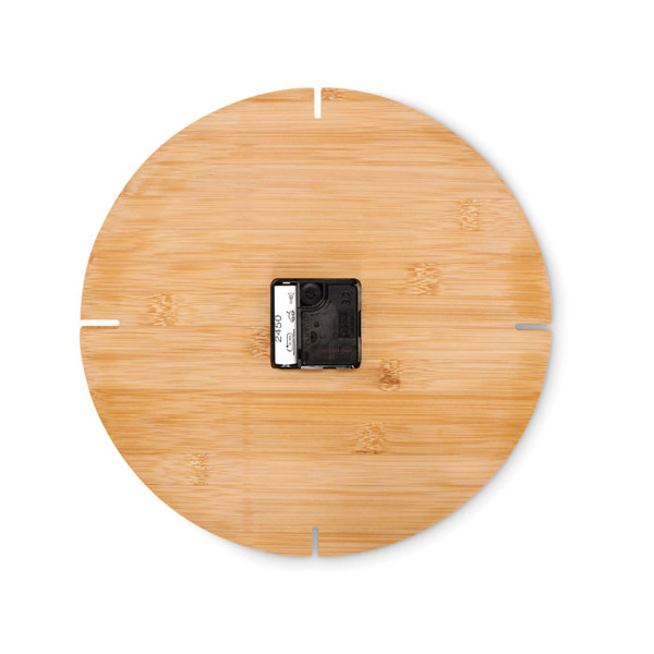 Horloge murale en bambou Esfere
