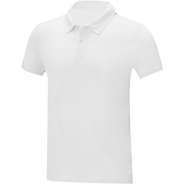 Polo Deimos en tissu léger et à manches courtes pour homme - Blanc / M