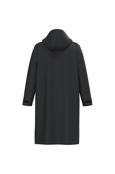 Unisex Sherpa-Lined Long Parka - Black / 2XL/3XL
