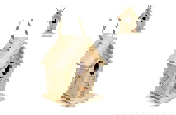 Small birdhouse made of FSC wood