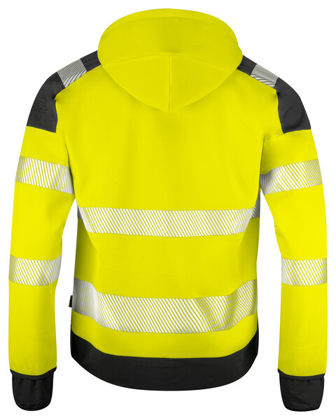 6110 Hoodjacket Yellow/black L