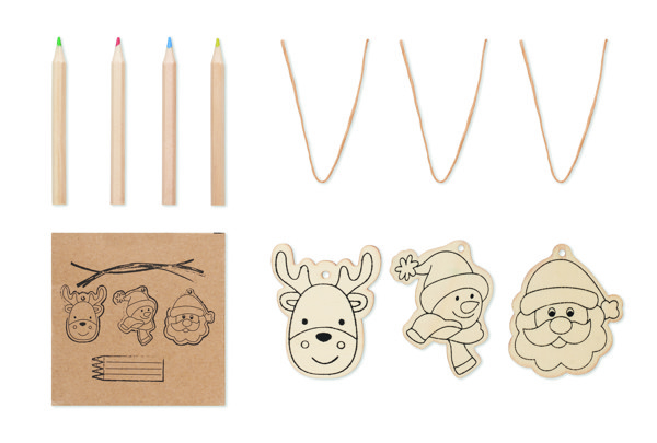 Décorations en bois à dessiner Funcool