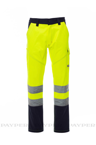 Calças de alta visibilidade - Alta Visibilidade Amarelo / Azul Royal 