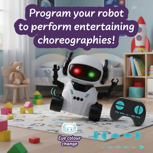 ROMI INTELLIGENT ROBOT. Educational toy for children