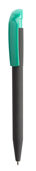 Bolígrafo Goma negra clip color