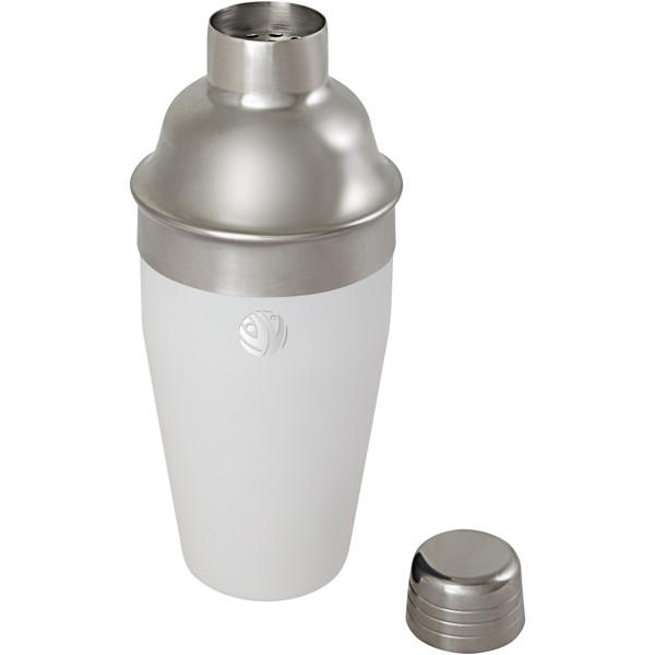 Shaker per cocktail in acciaio inossidabile riciclato Gaudie - Bianco