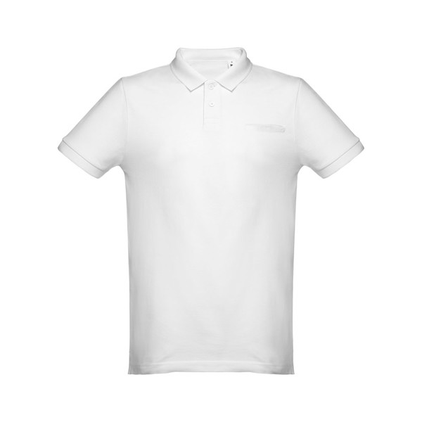 THC DHAKA WH. Polo pour homme - Blanc / XXL