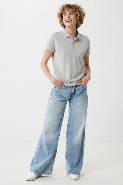 Dámské polo tričko IQONIQ Yosemite z recykl. bavlny - Heather Grey / XXXL