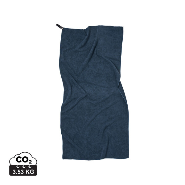 VINGA Serviette sèche active RPET GRS - Bleu