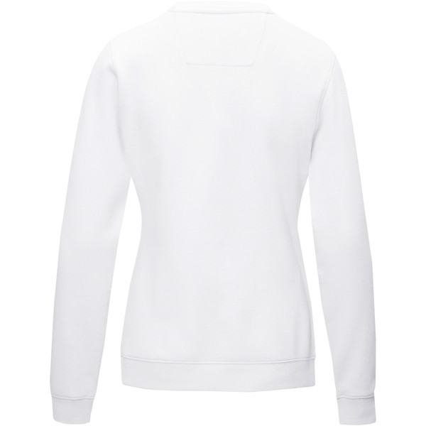 Sweat à col rond Jasper bio recyclé femme - Blanc / XL